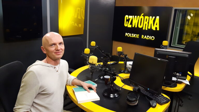 Grzegorz Pawłowski w Polskim Radio czwórka , wywiad, podpisywanie ksiązki